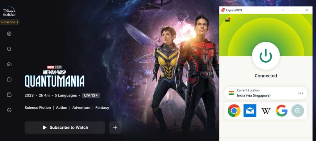 Watch Hotstar with VPN